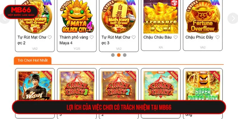 Chơi có trách nhiệm giúp bạn kiểm soát được hành vi