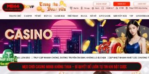 Mẹo chơi casino mb66 không thua